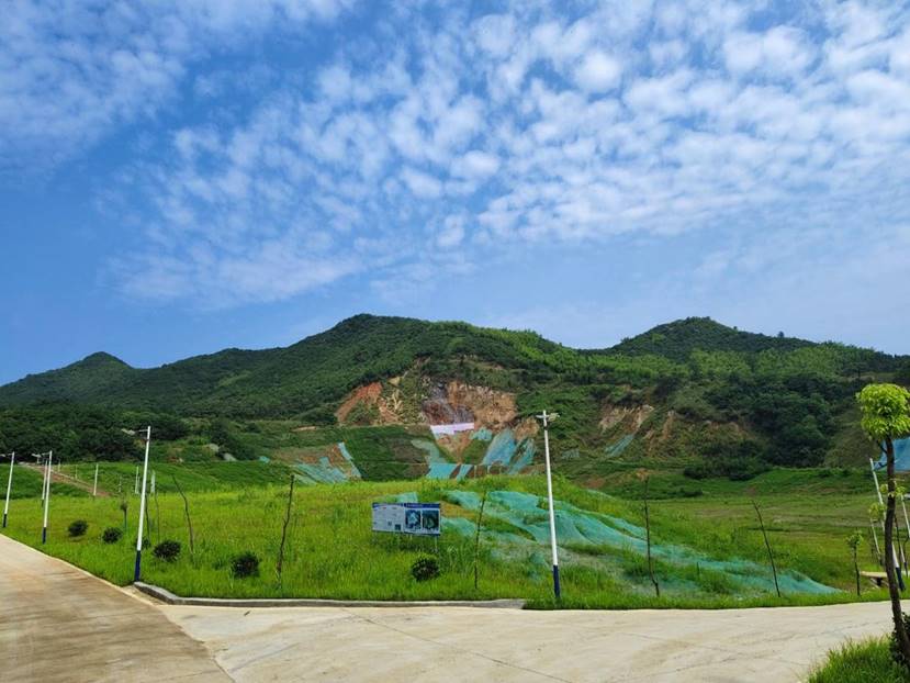 銅山、前山露天采坑復墾項目完成