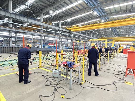 公司舉辦電焊工、電工技術(shù)比武